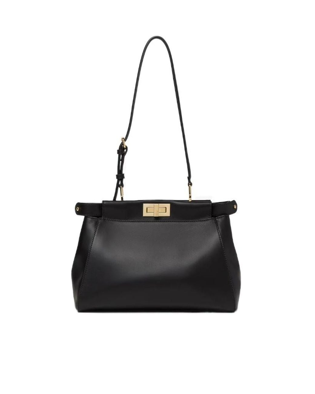 Fendi Black My Peekaboo Small Shoulder Bag
