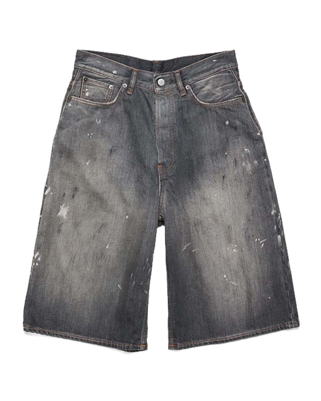Acne Gray Multi-Pocket Jeans for men