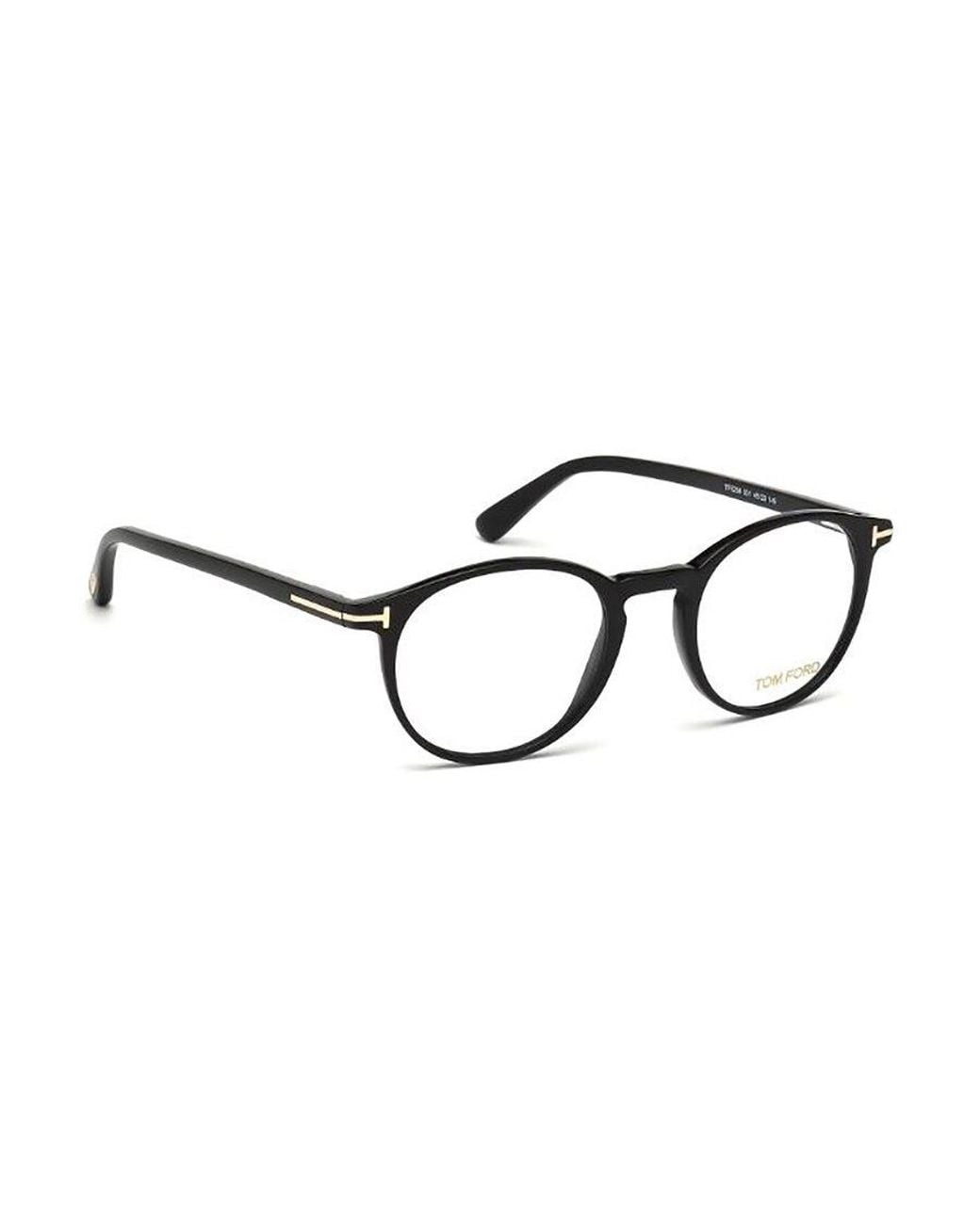 Tom Ford White Eyewear Round Frame Glasses