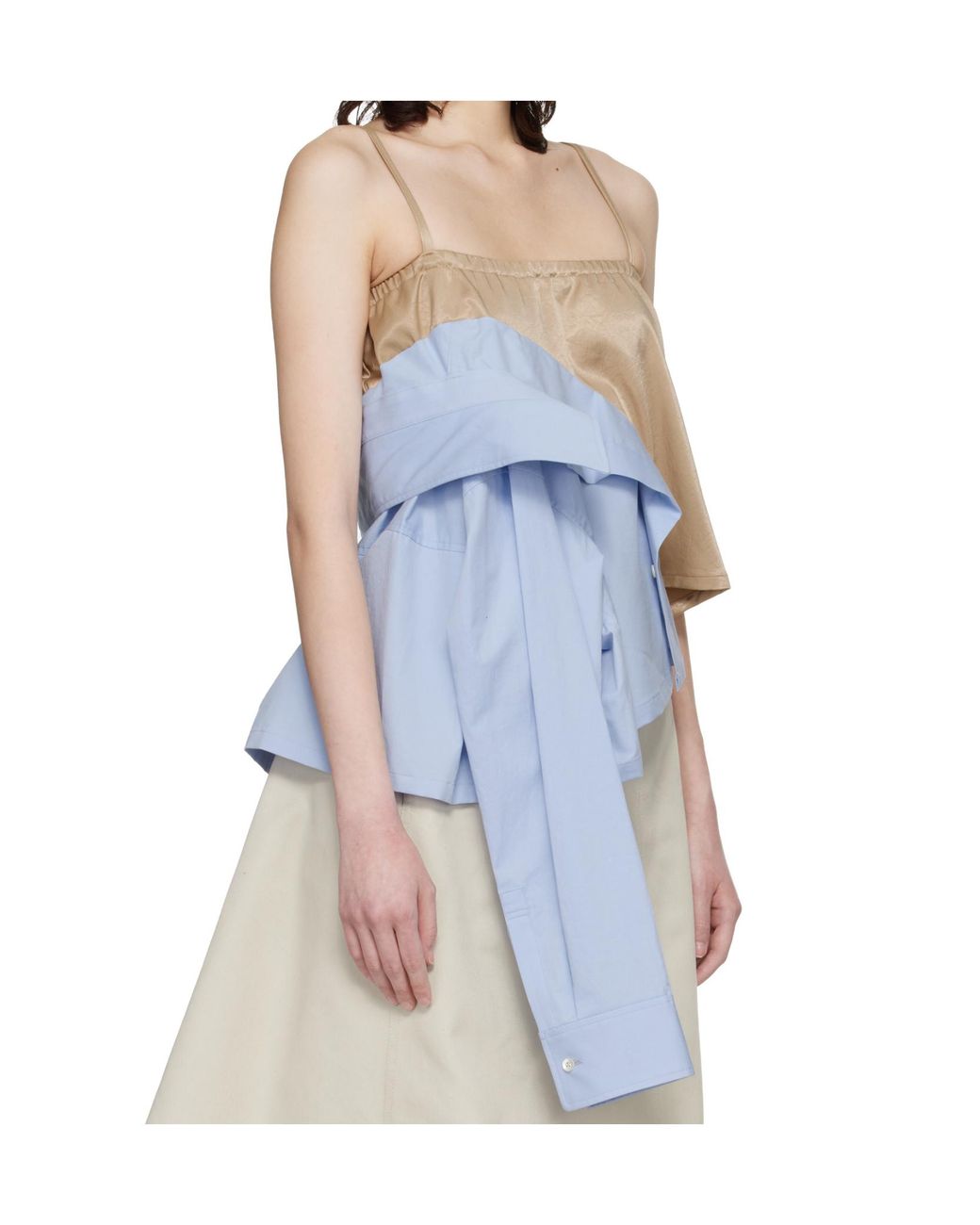 Maison Mihara Yasuhiro Blue Shirt Top