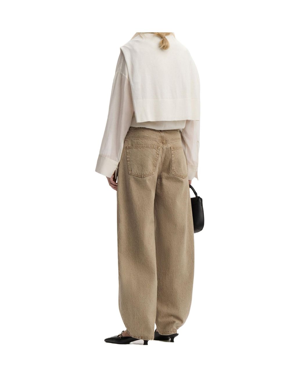 By Malene Birger Natural Dallas Wide-Leg Jeans