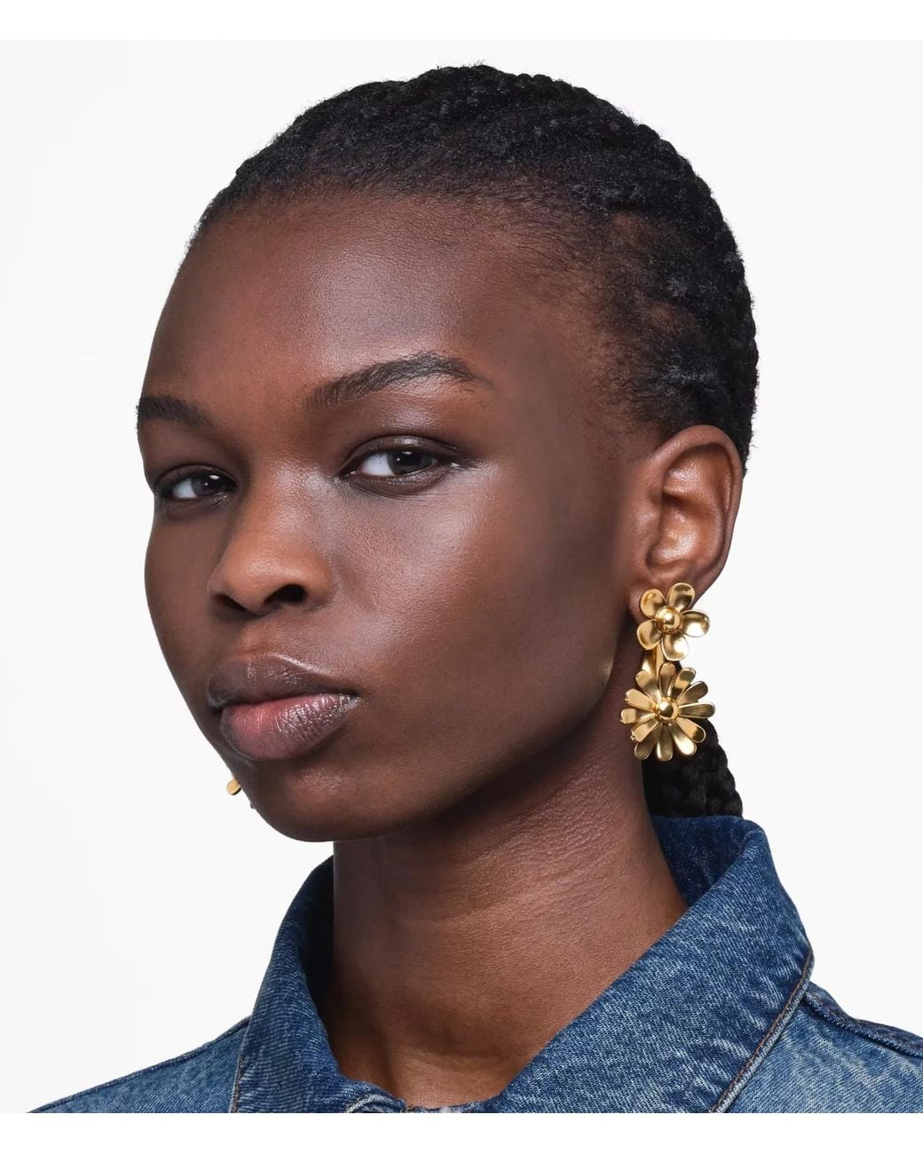 Marc Jacobs Metallic The Daisy Wild Statement Earring