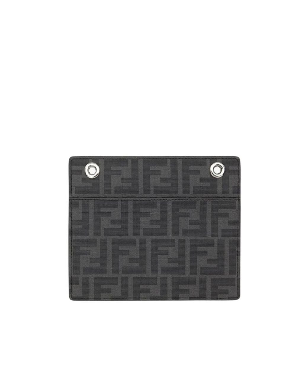 Fendi Black Peekaboo Clutch Bag for men