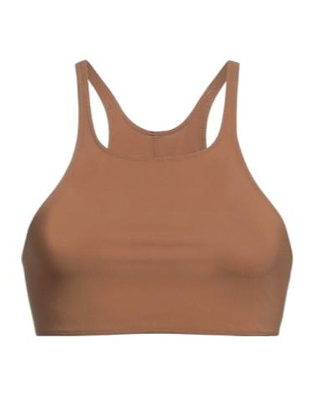 Rick Owens Brown Simple Bikini Top