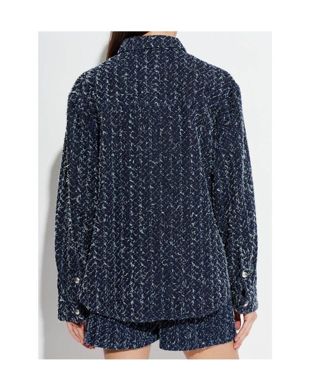IRO Blue Long-Sleeved Casual Jacket