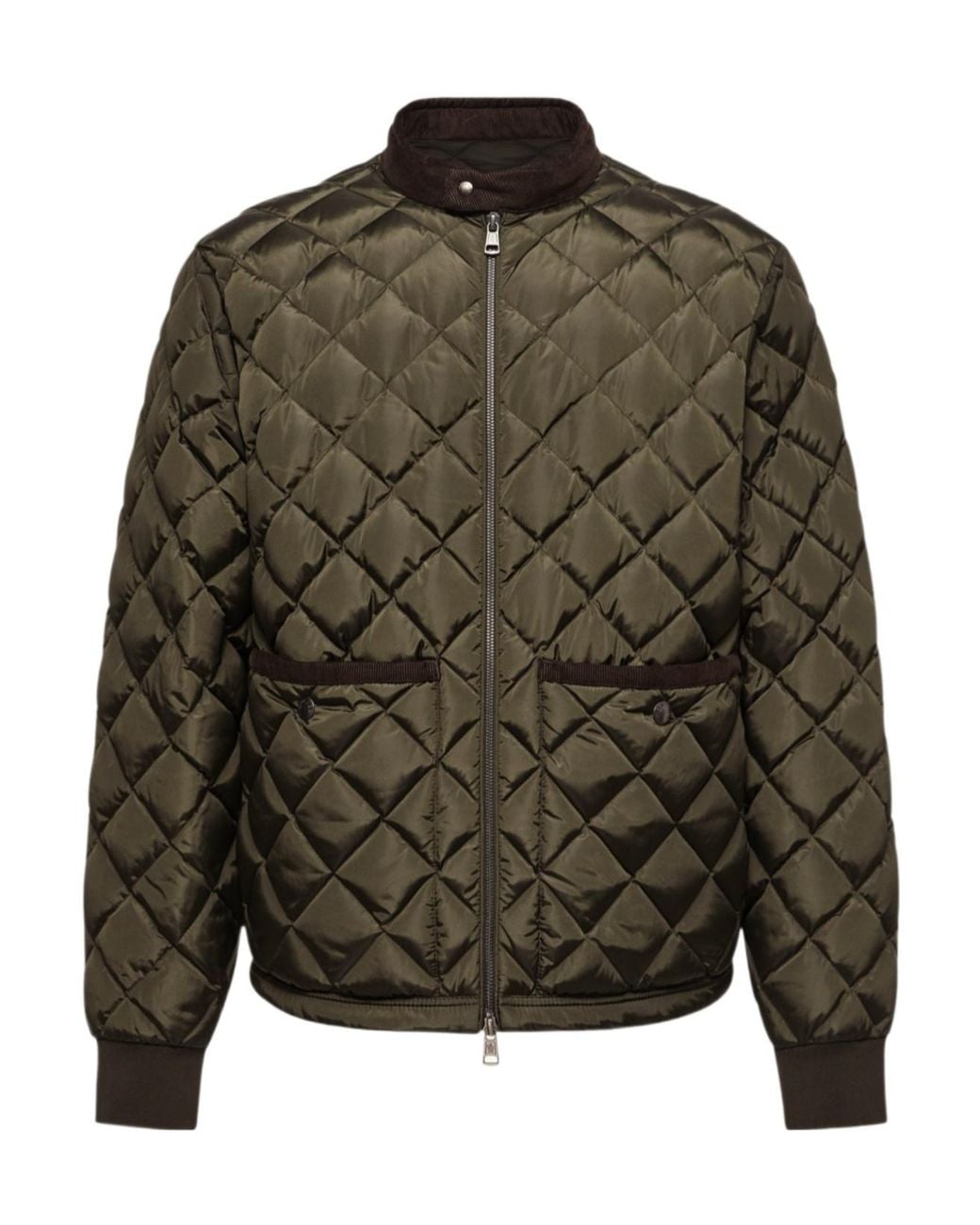 Moncler Green Eclal Short Down Jacket for men