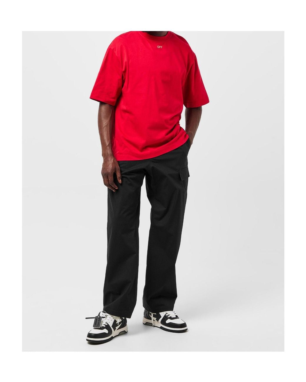 Off-White c/o Virgil Abloh Black Pocket Cargo Pants for men