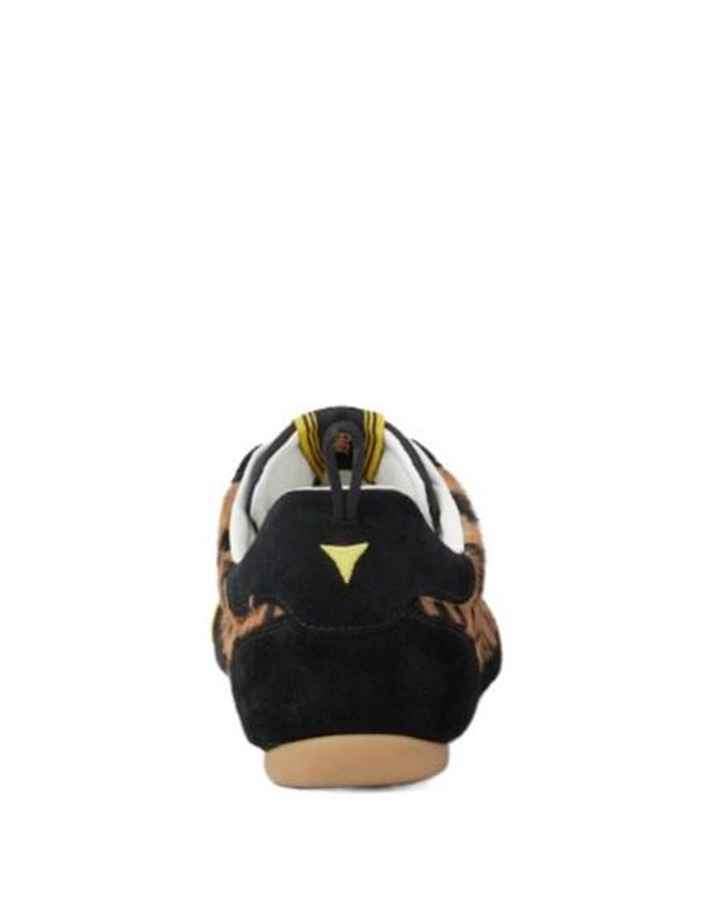 Fendi Brown Wrap Tiger-Print Panelled Sneakers
