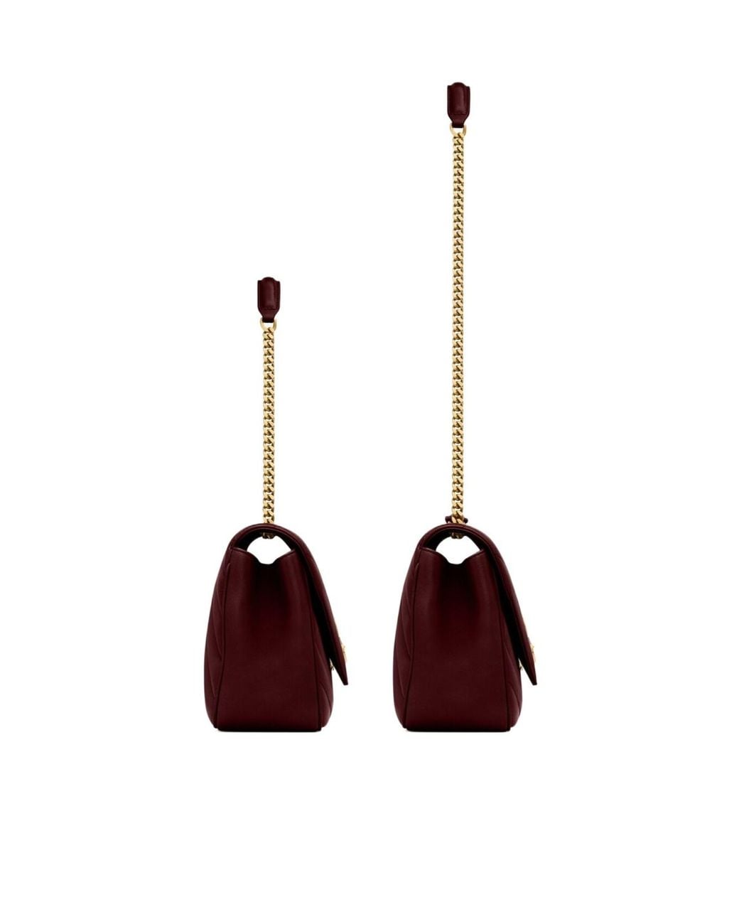 Saint Laurent Red Loulou Medium Shoulder Bag