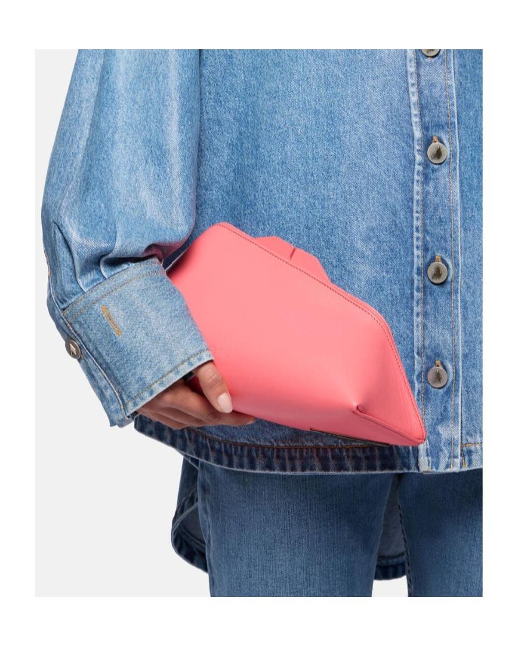 The Attico Pink The Sculpted Tote Bag