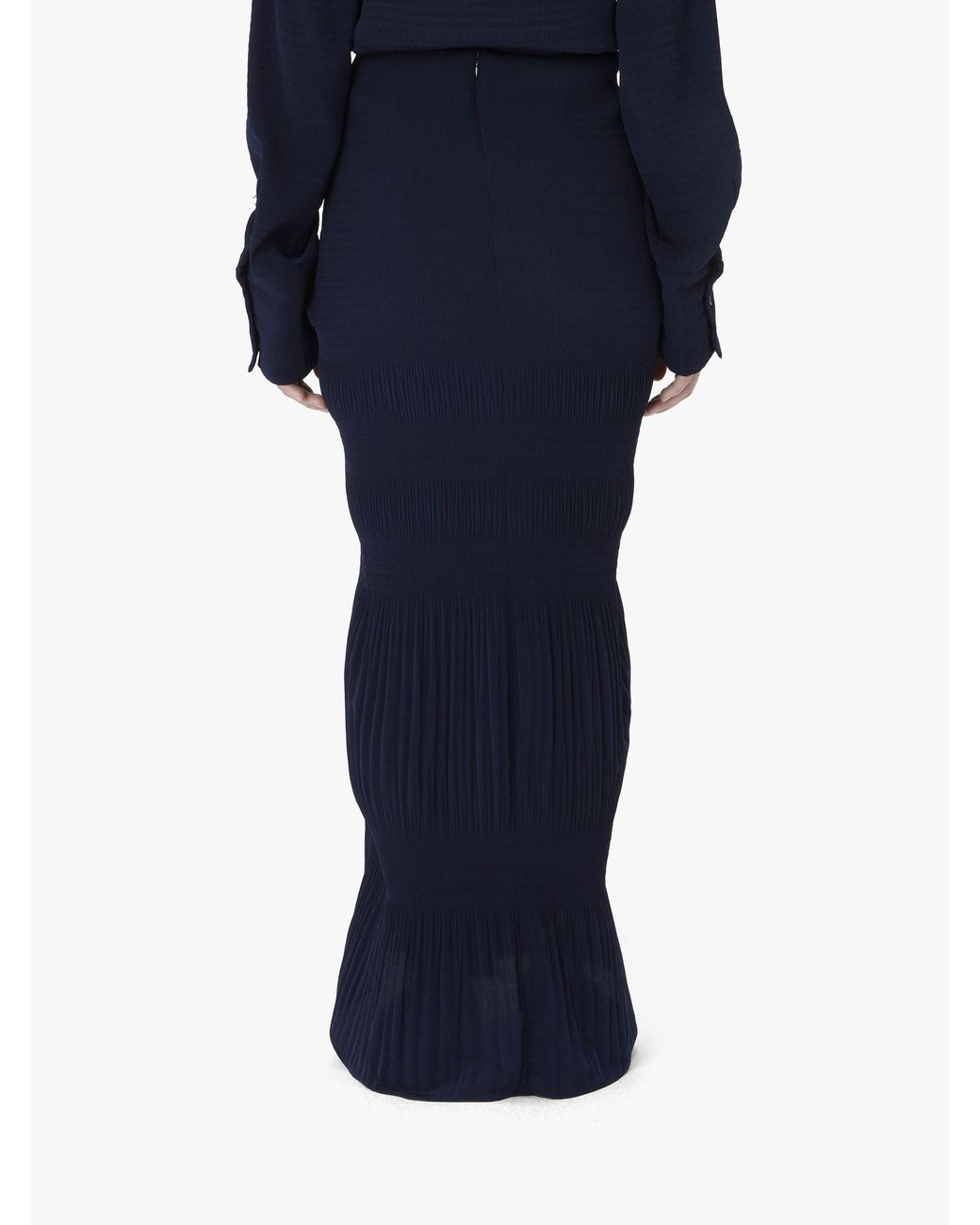 J.W. Anderson Blue Jw Anderson High Waist Draped Skirt