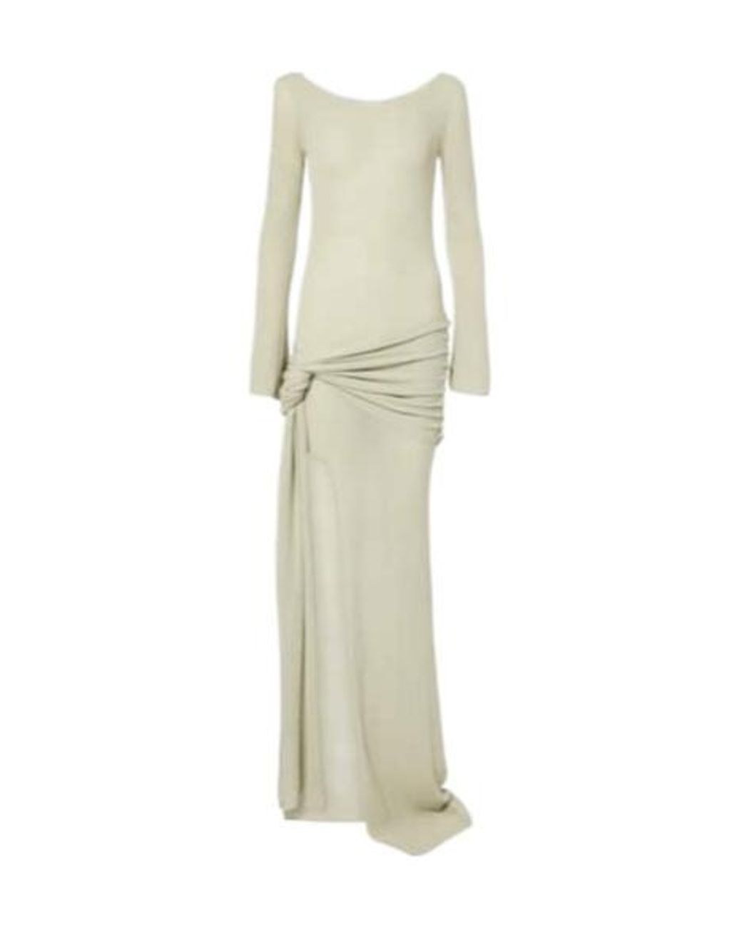 AYA MUSE White Astra Cotton-Blend Maxi Dress
