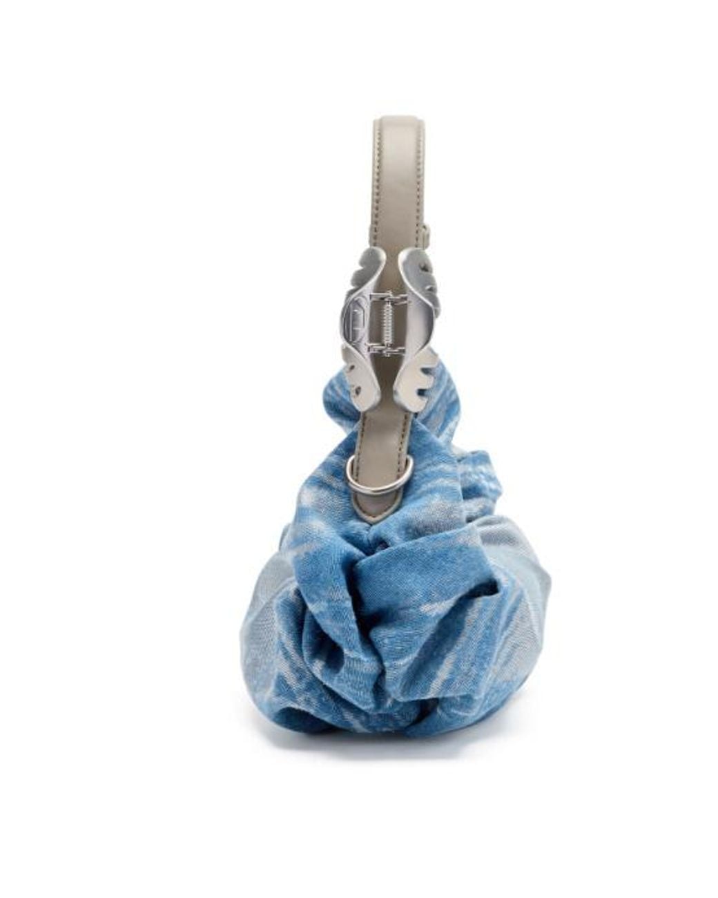 DIESEL Blue Grab-D-Scrunched Hobo Bag