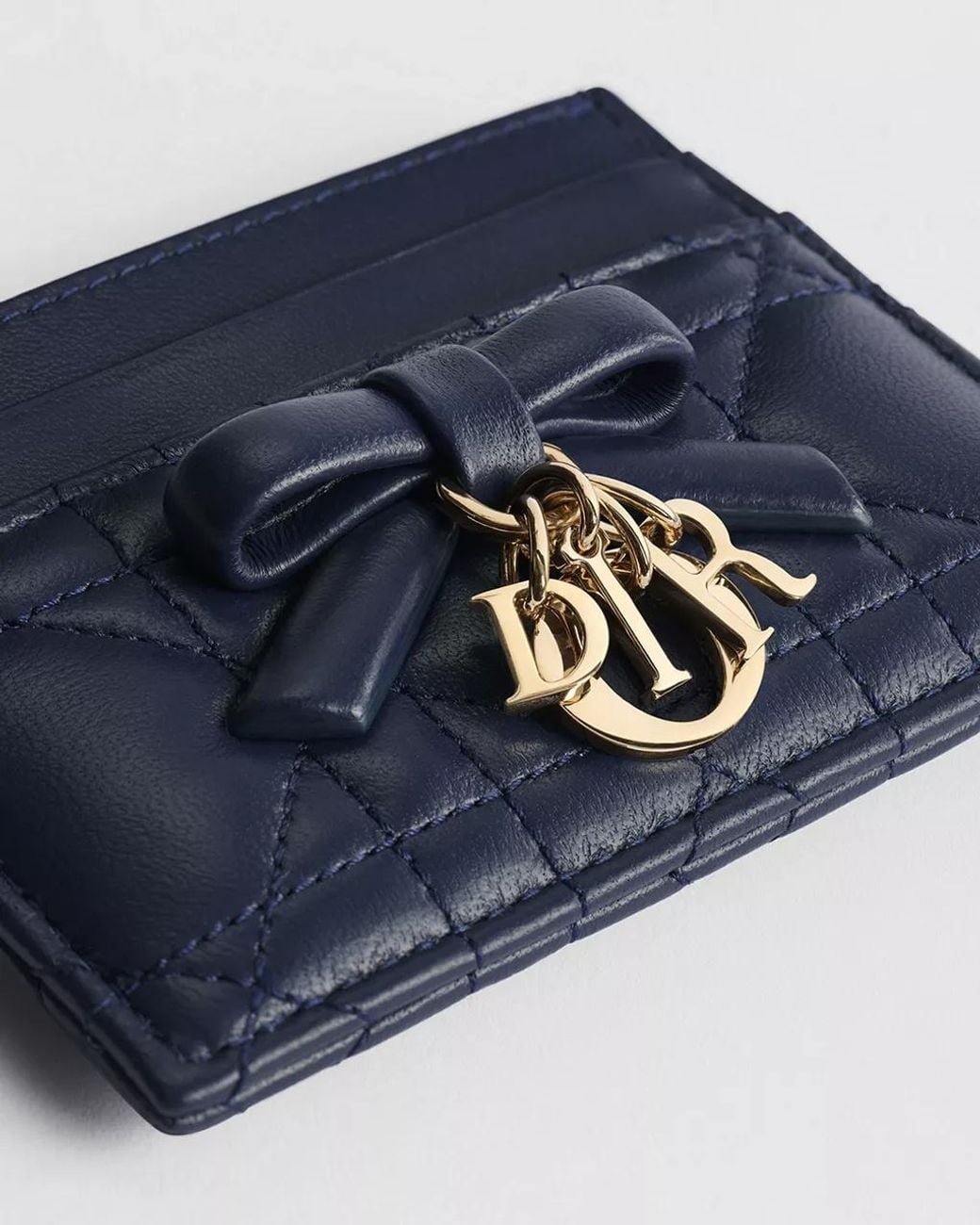 Dior Blue Lady Freesia Card Holder