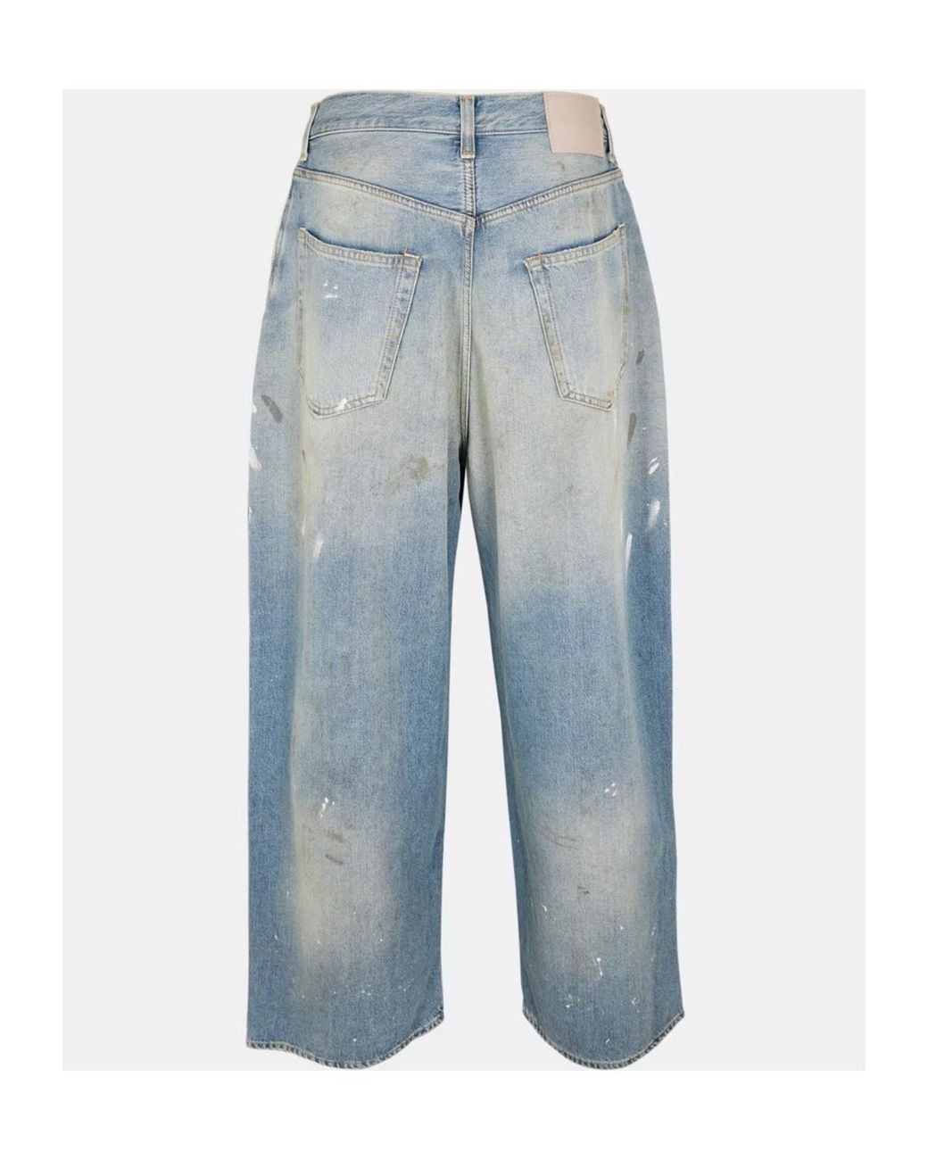 Acne Blue Wide Leg Jeans for men