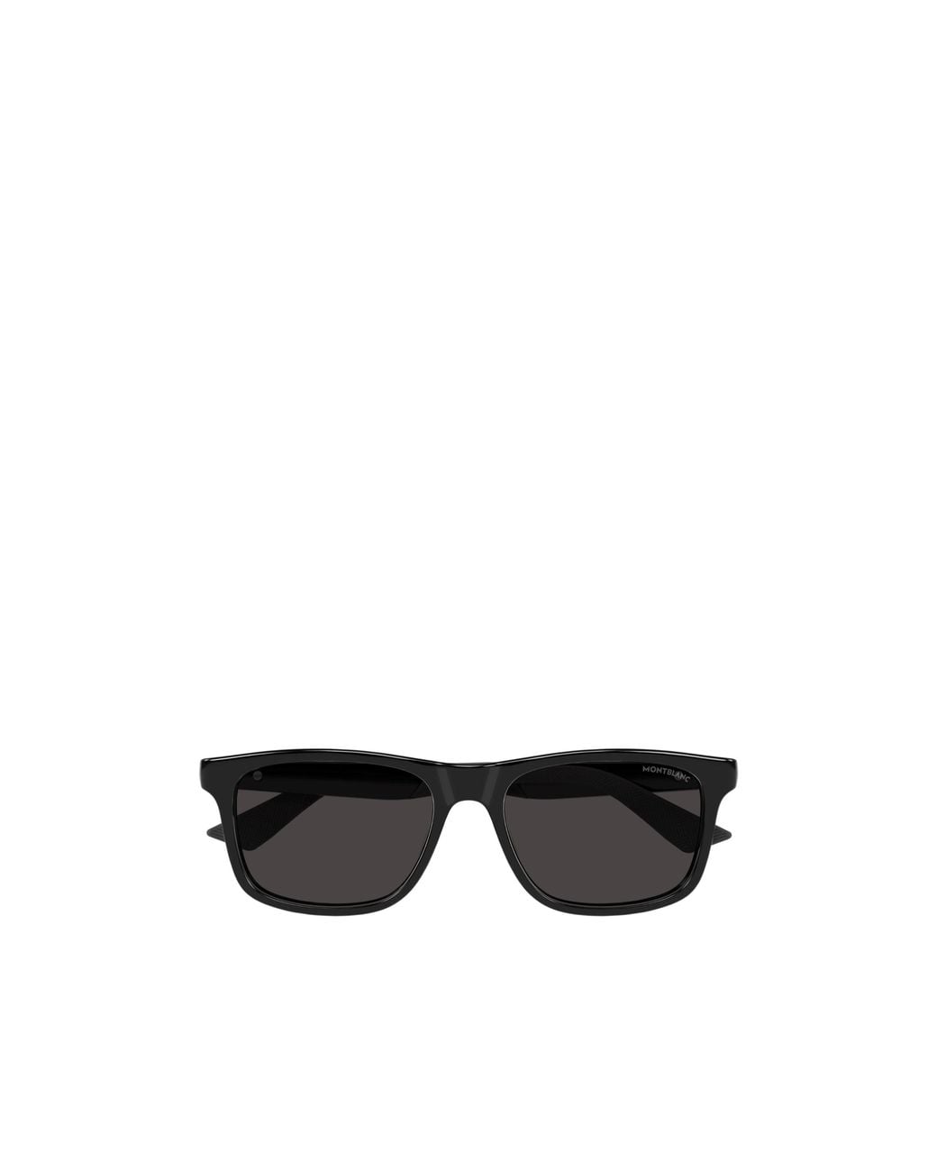 Montblanc Black Eyewear Rectangular Frame Sunglasses for men