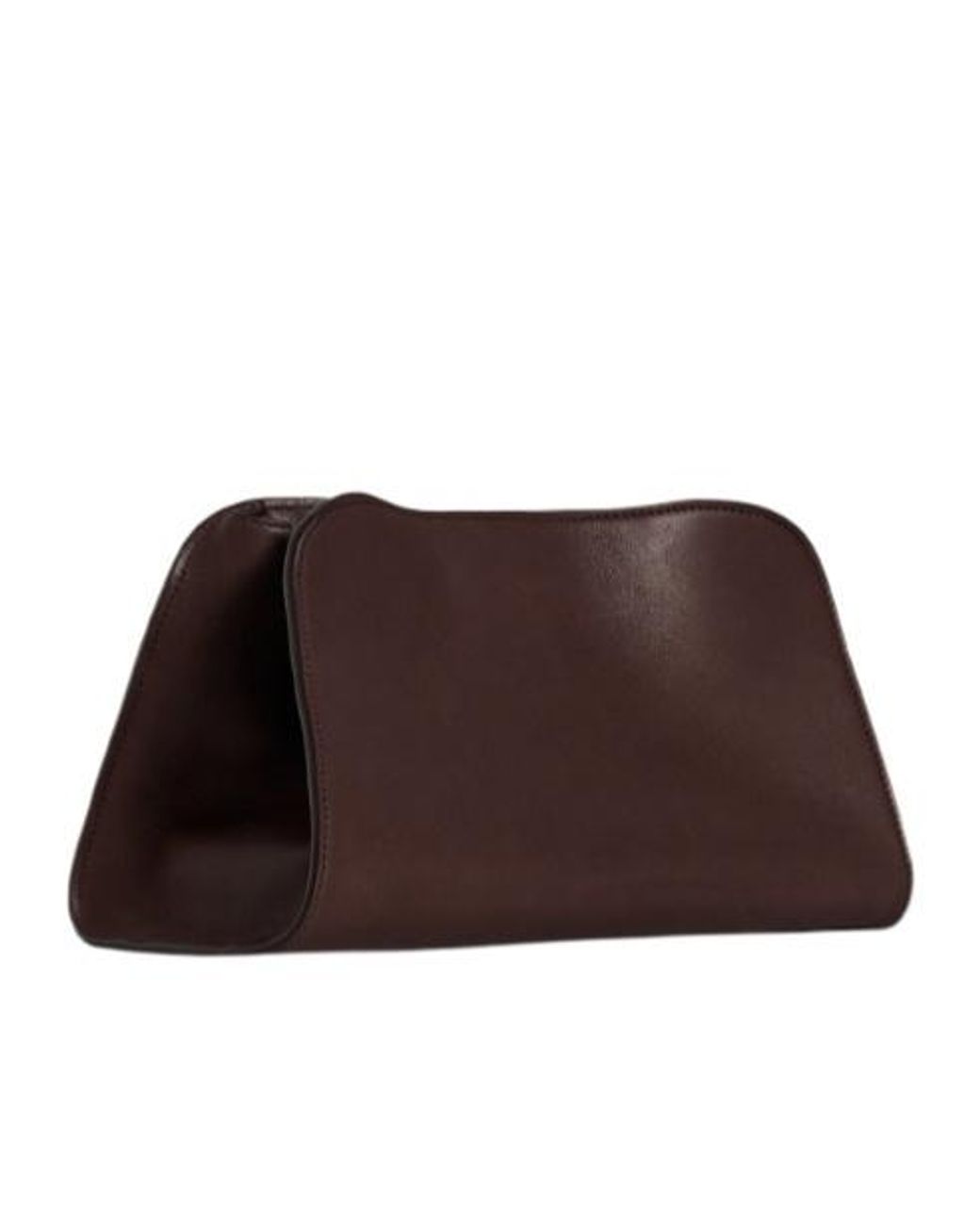 The Row Brown Peggy Clutch
