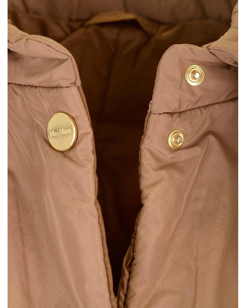 Max Mara Brown The Cube Buttoned Long-Sleeved Jacket