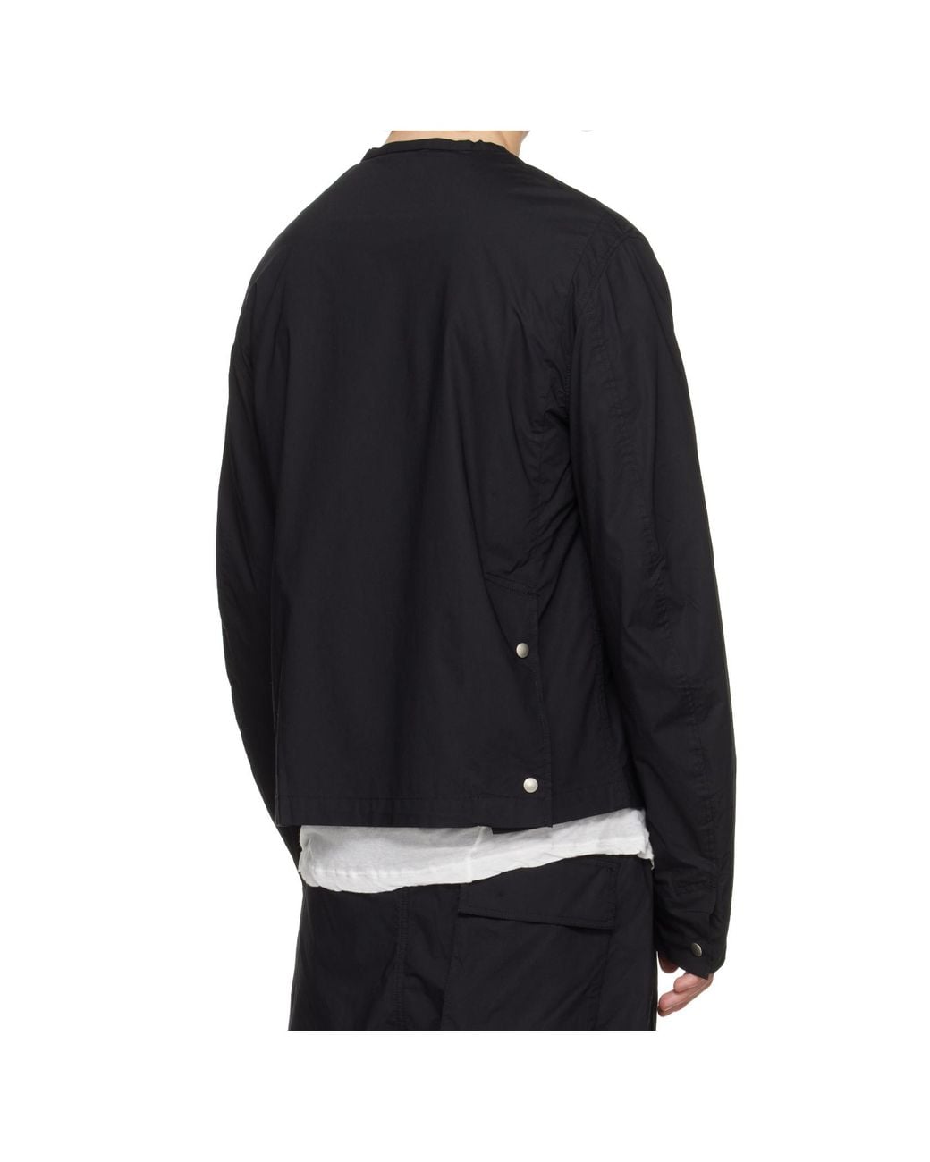 Thom Krom Black Zip Front Jacket for men