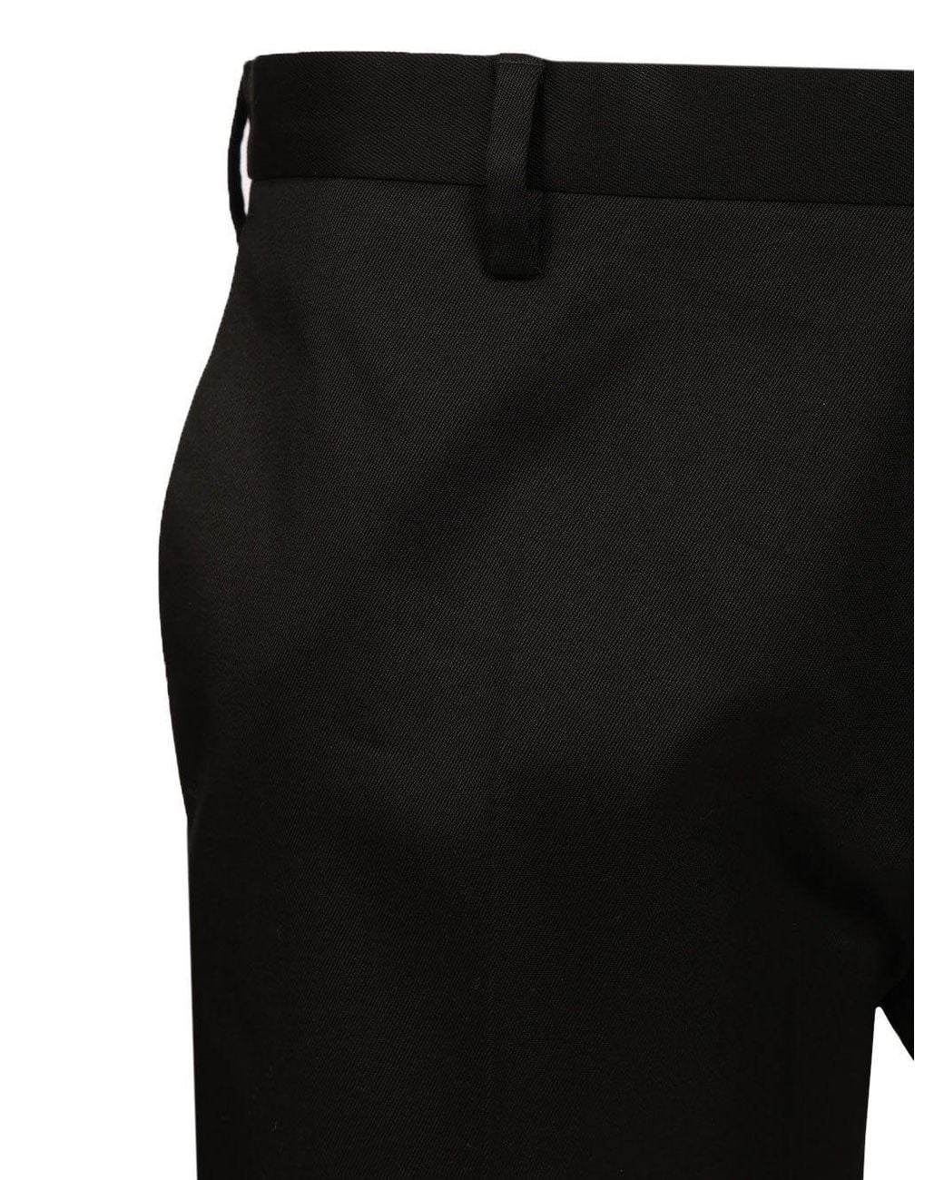 Paul Smith Black Slim Fit Cuffed Chino Pants for men