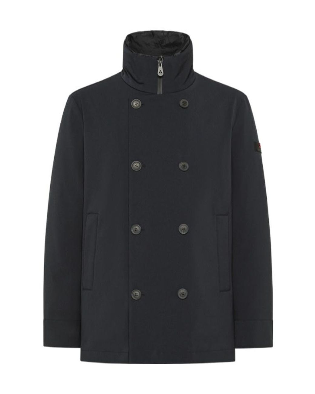 Peuterey Black Militao Double-Breasted Jacket for men