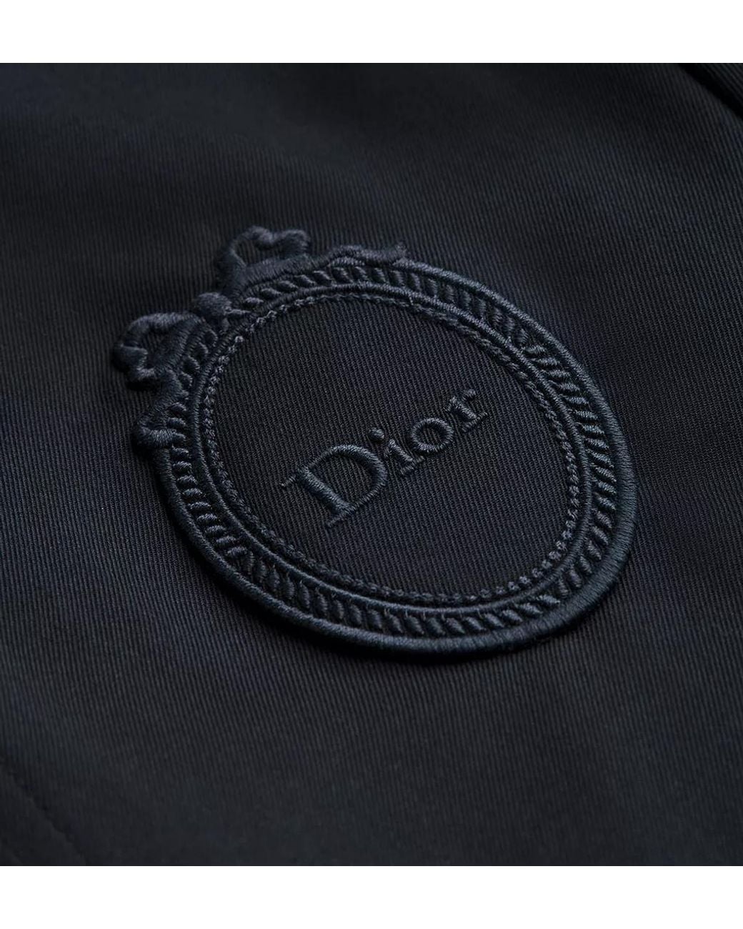 Dior Blue Médaillon Cropped Jacket