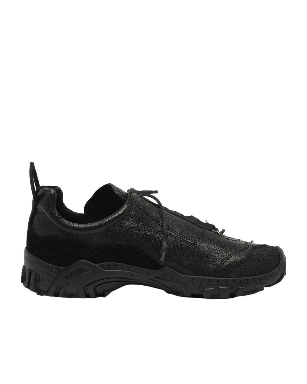 Our Legacy Black Trek Lace-Up Sneakers