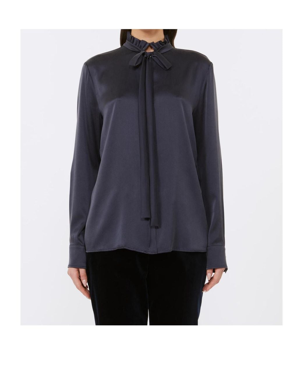 Max Mara Blue Long Sleeve Shirt
