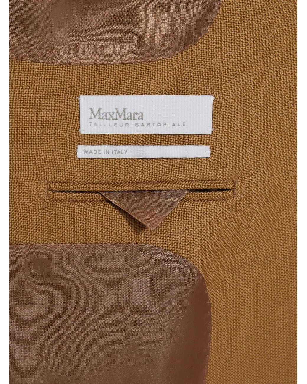 Max Mara Brown Locusta Patch-Pocket Blazer