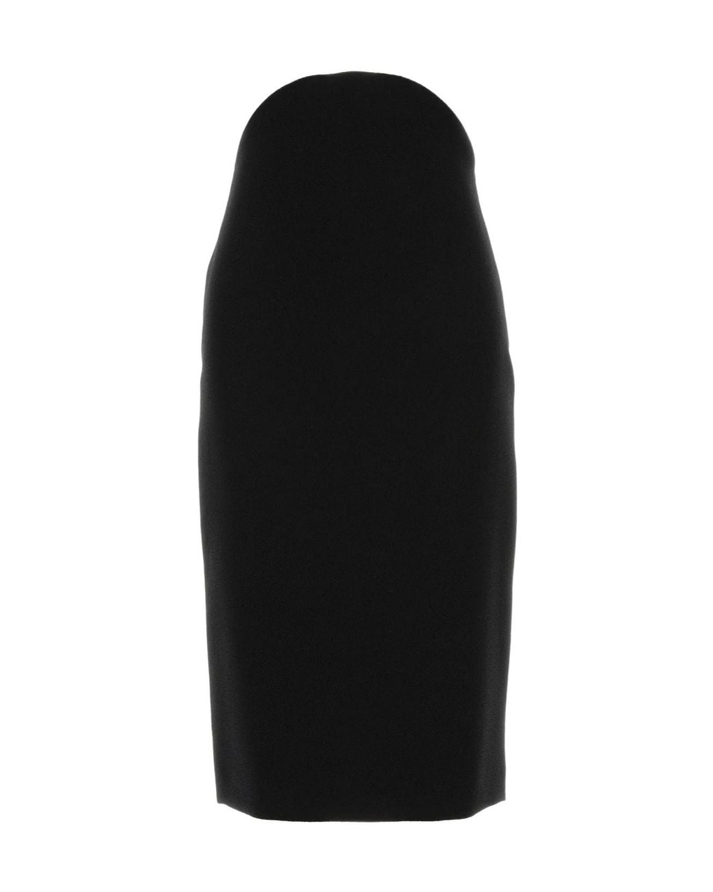 Jil Sander Black Sablé Skirt
