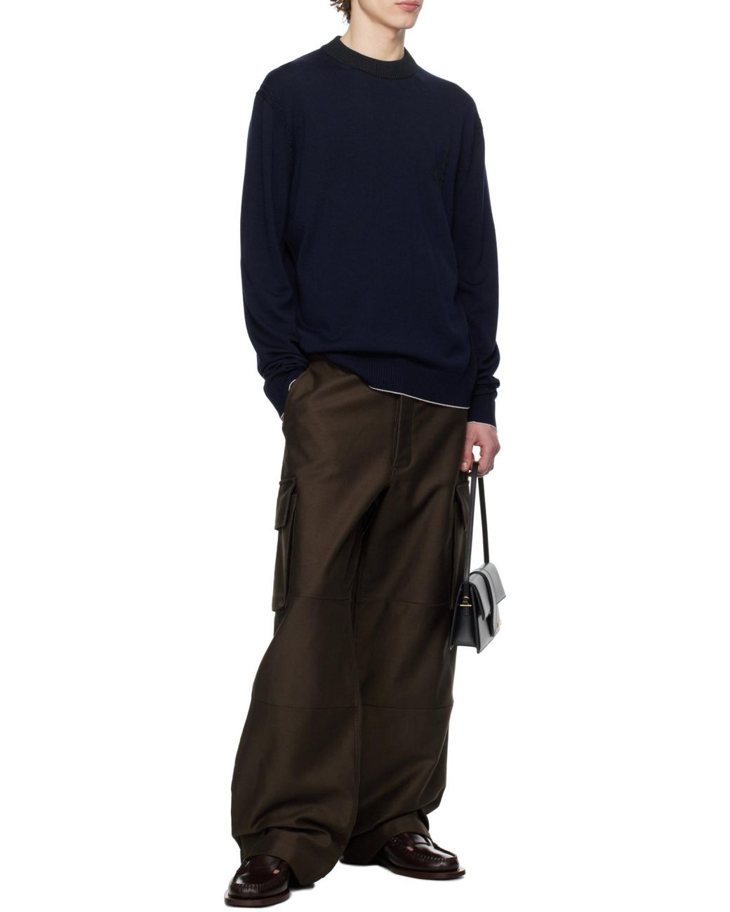 Jacquemus Blue The Tricot Knit Jumper for men