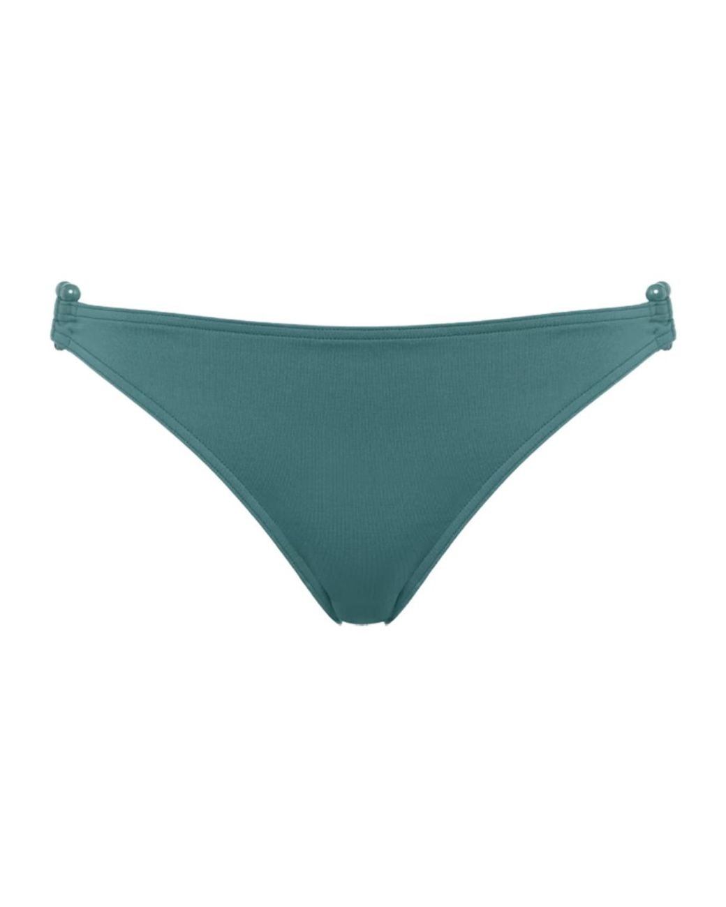 Eres Blue Clutch U-Shaped Hardware Bikini Bottoms