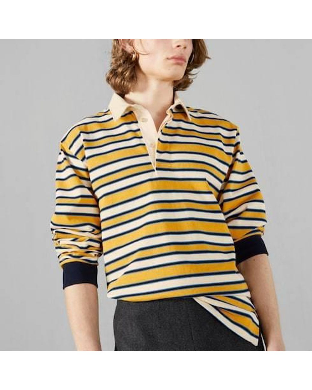 Gucci Multicolor Striped Polo Shirt for men