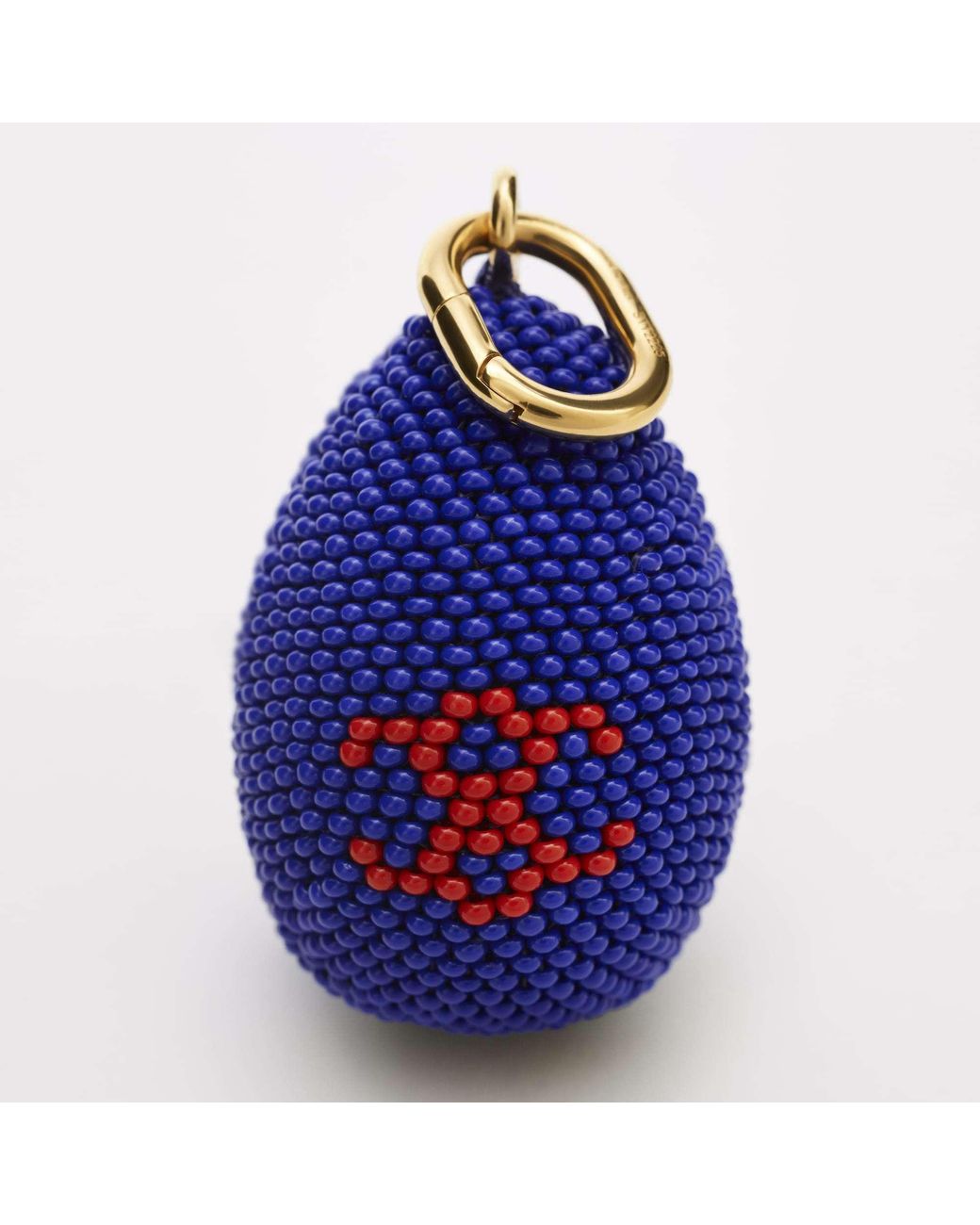 Céline Blue Charms Beads Egg Pendant