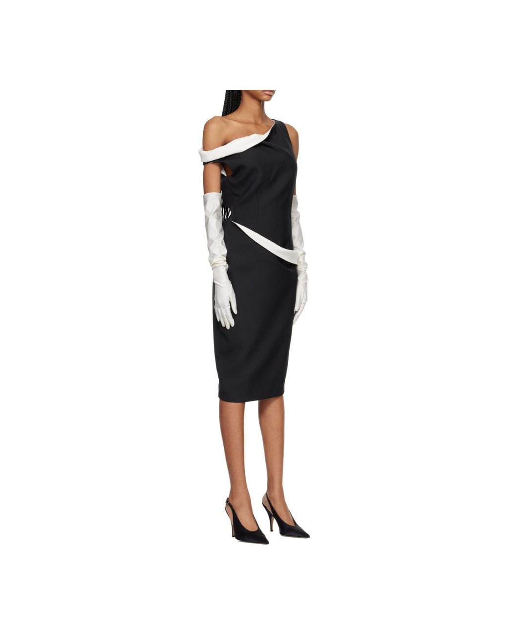 Rohe Black Asymmetrical Dress