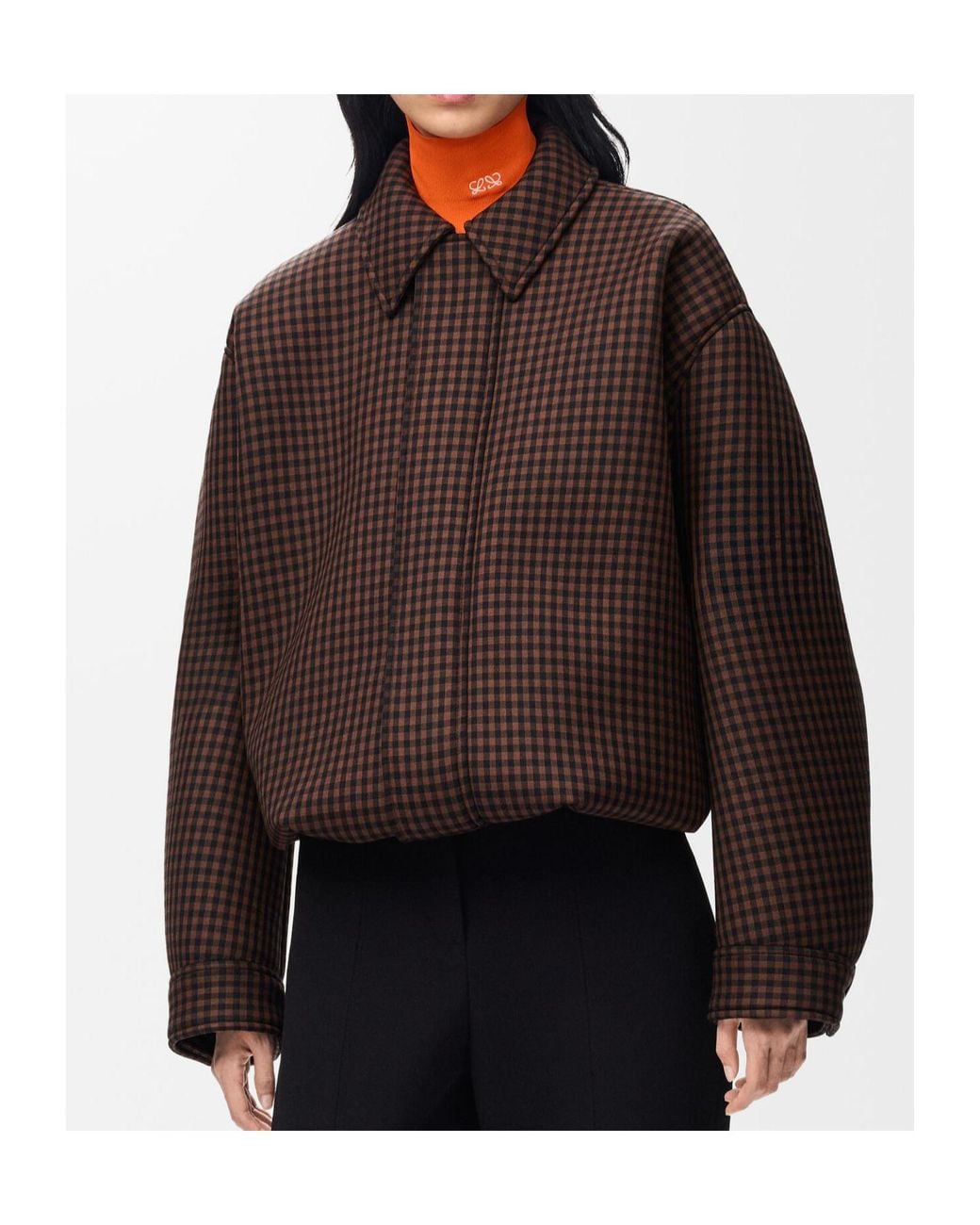 Loewe Brown Drawstring Jacket