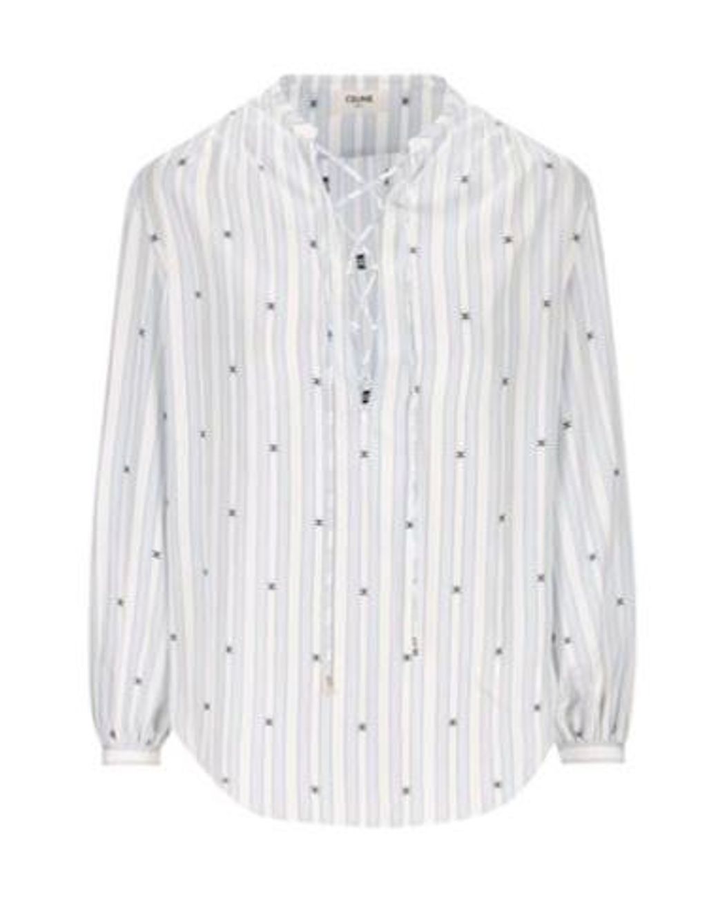Céline White Romy Blouse
