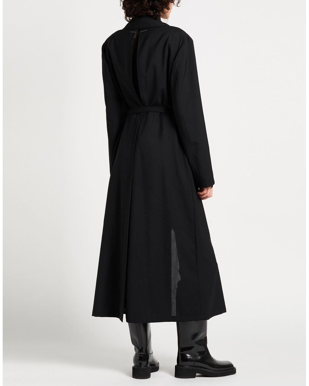 MM6 by Maison Margiela Black Full-Length Jacket