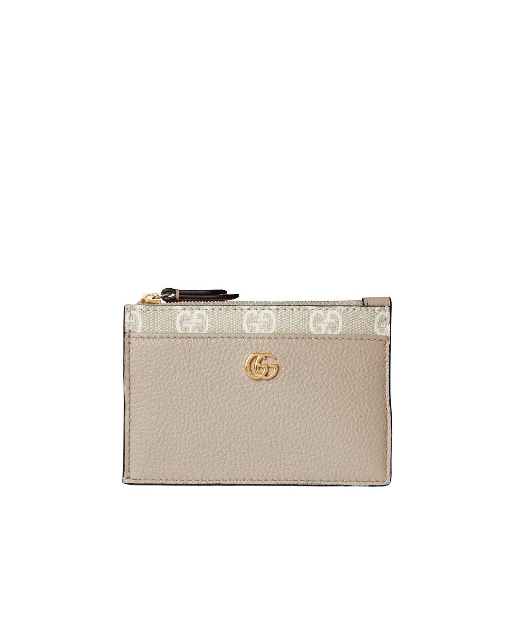 Gucci Multicolor Bi-Color Gg Marmont Zip Key Pouch