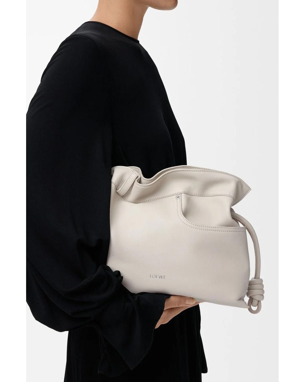 Loewe Natural Flamenco Medium Shoulder Bag