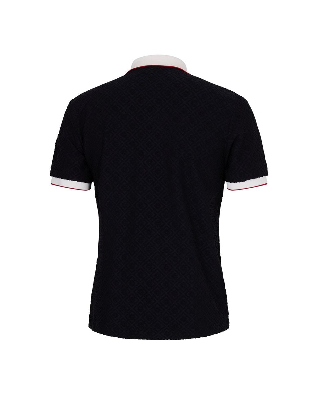 Casablanca Black Short-Sleeved Polo Shirt for men