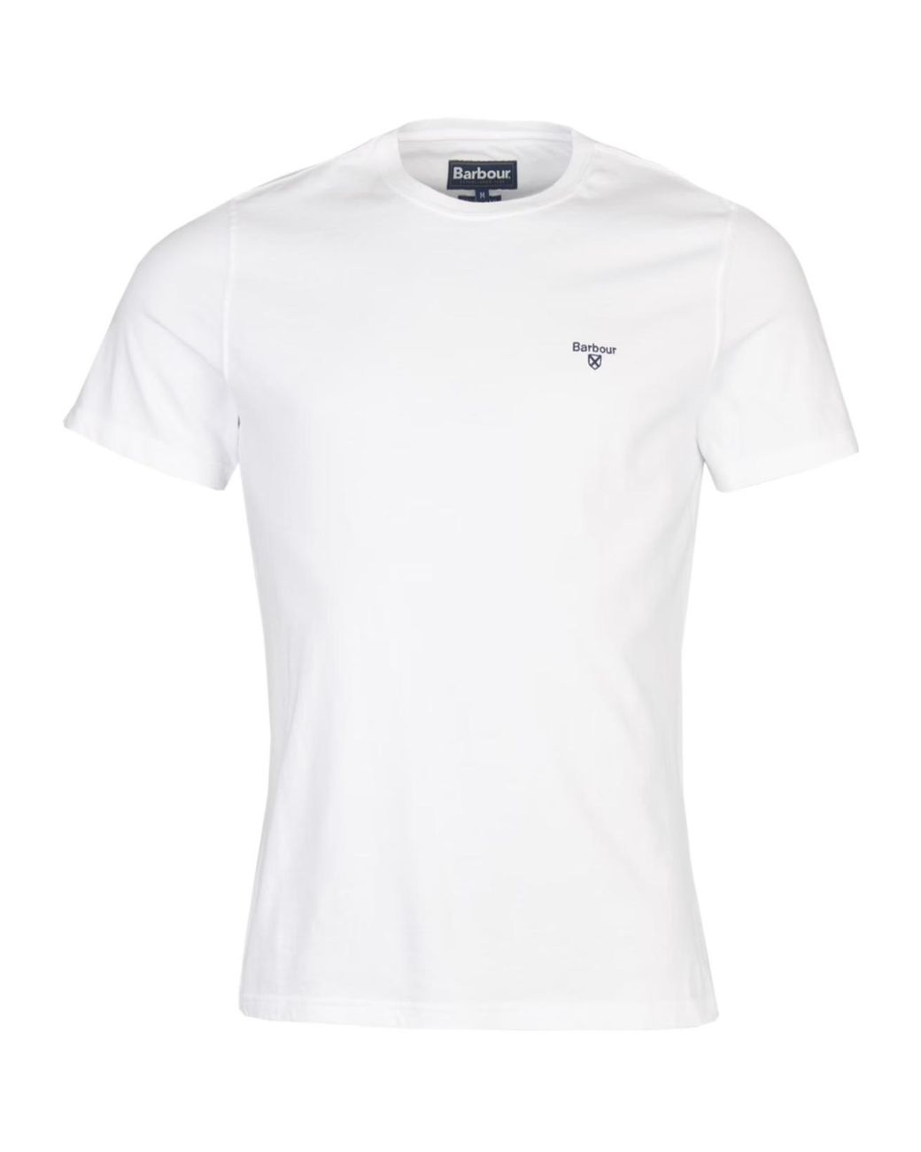 Barbour White Short-Sleeved T-Shirt for men