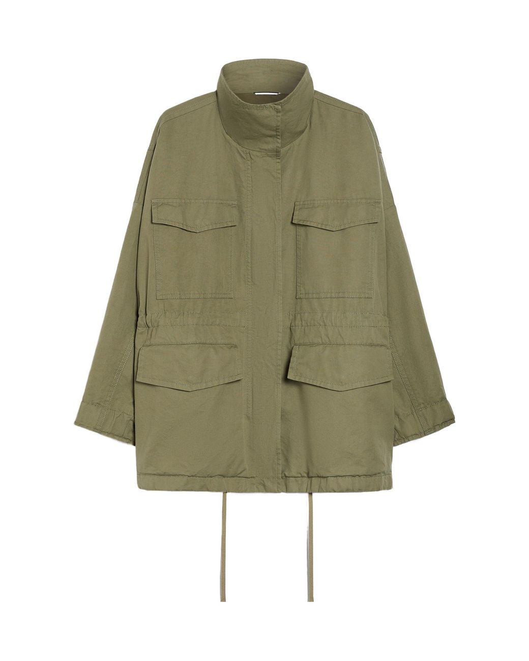 Weekend by Maxmara Green Bastia High Neck Jacket