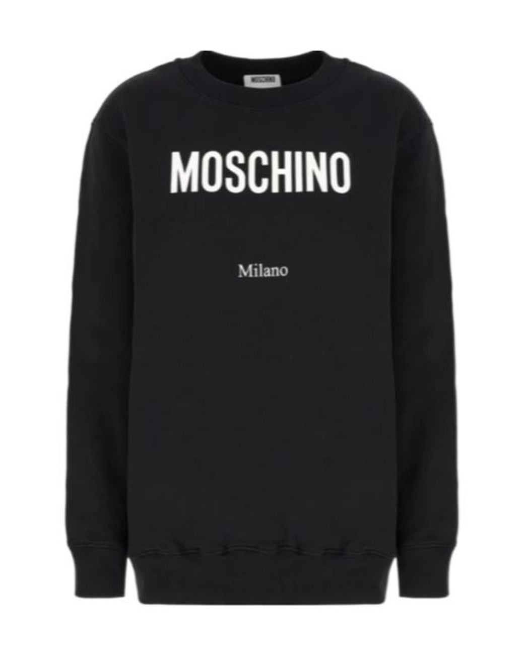 Moschino Black Crew Neck Sweatshirt