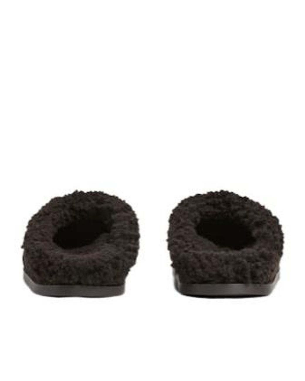 Gucci Brown Monogrammed Slip-On Sandals