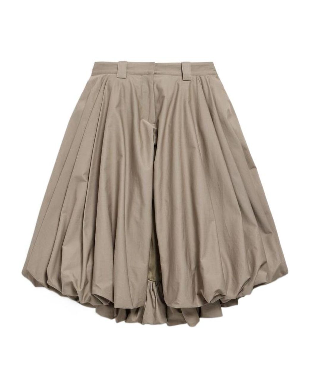 Balenciaga Natural Balloon Volume Shorts