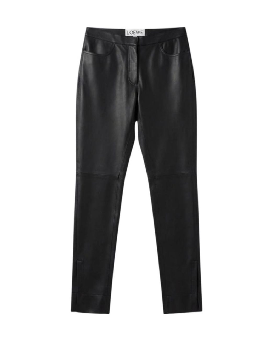 Loewe Black High Waist Casual Pants