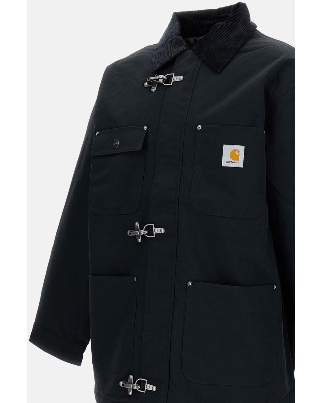 Carhartt Black Adair Logo Patch Jacket for men
