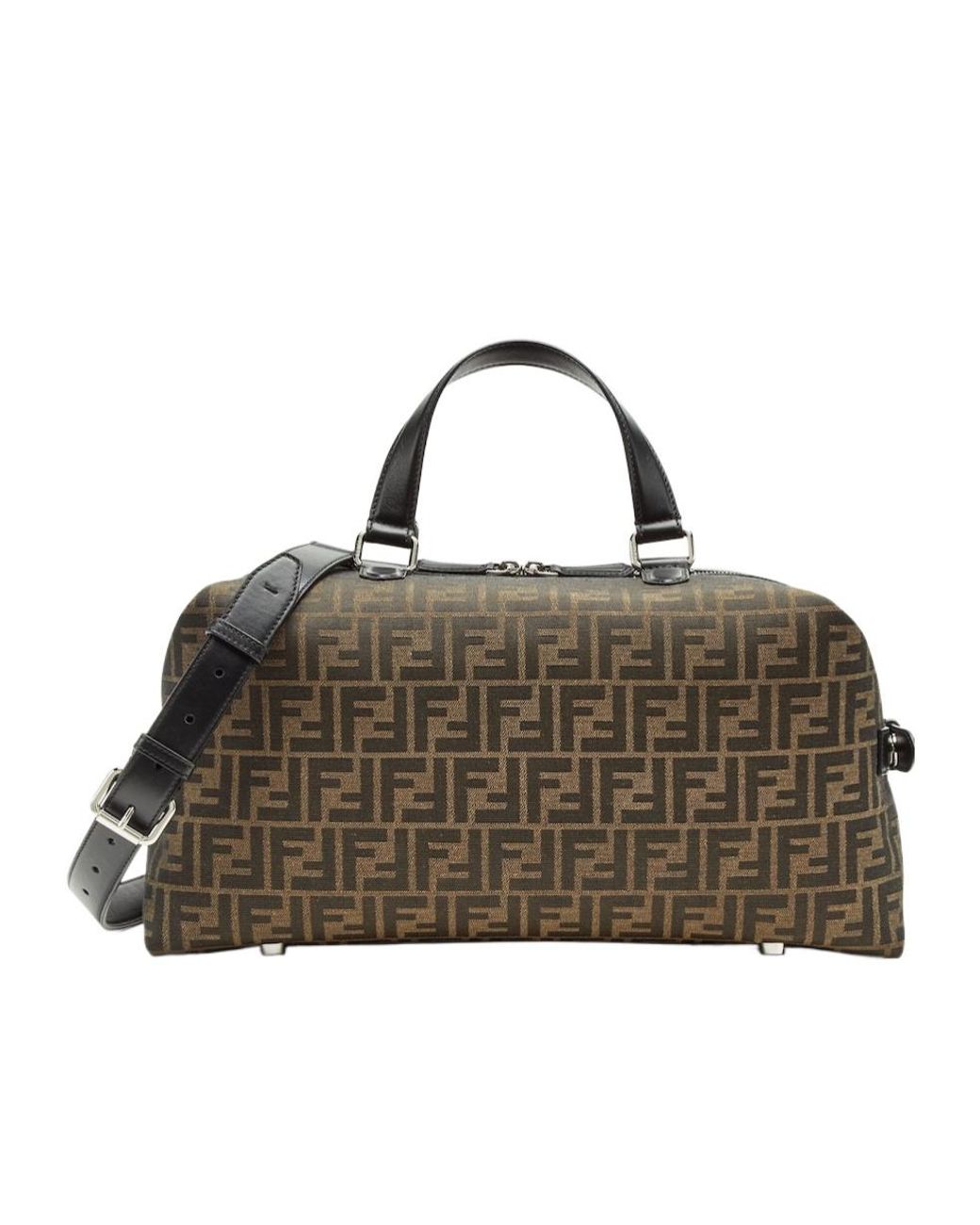 Fendi Brown Ff Eclissi Siesta Medium Travel Bag for men