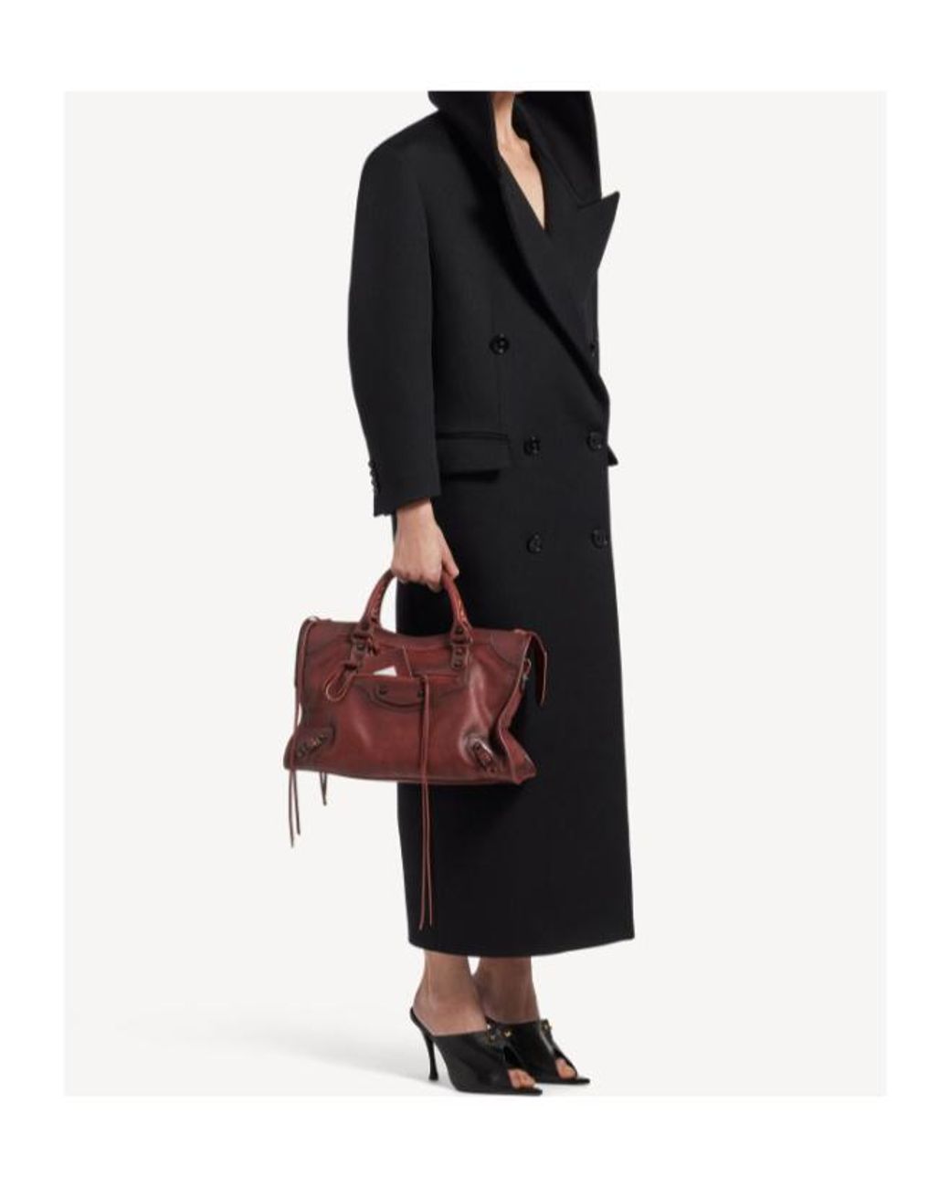 Balenciaga Red Le City Bag Medium